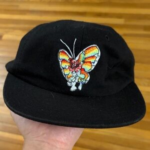 Supreme Black Cap with White Logo